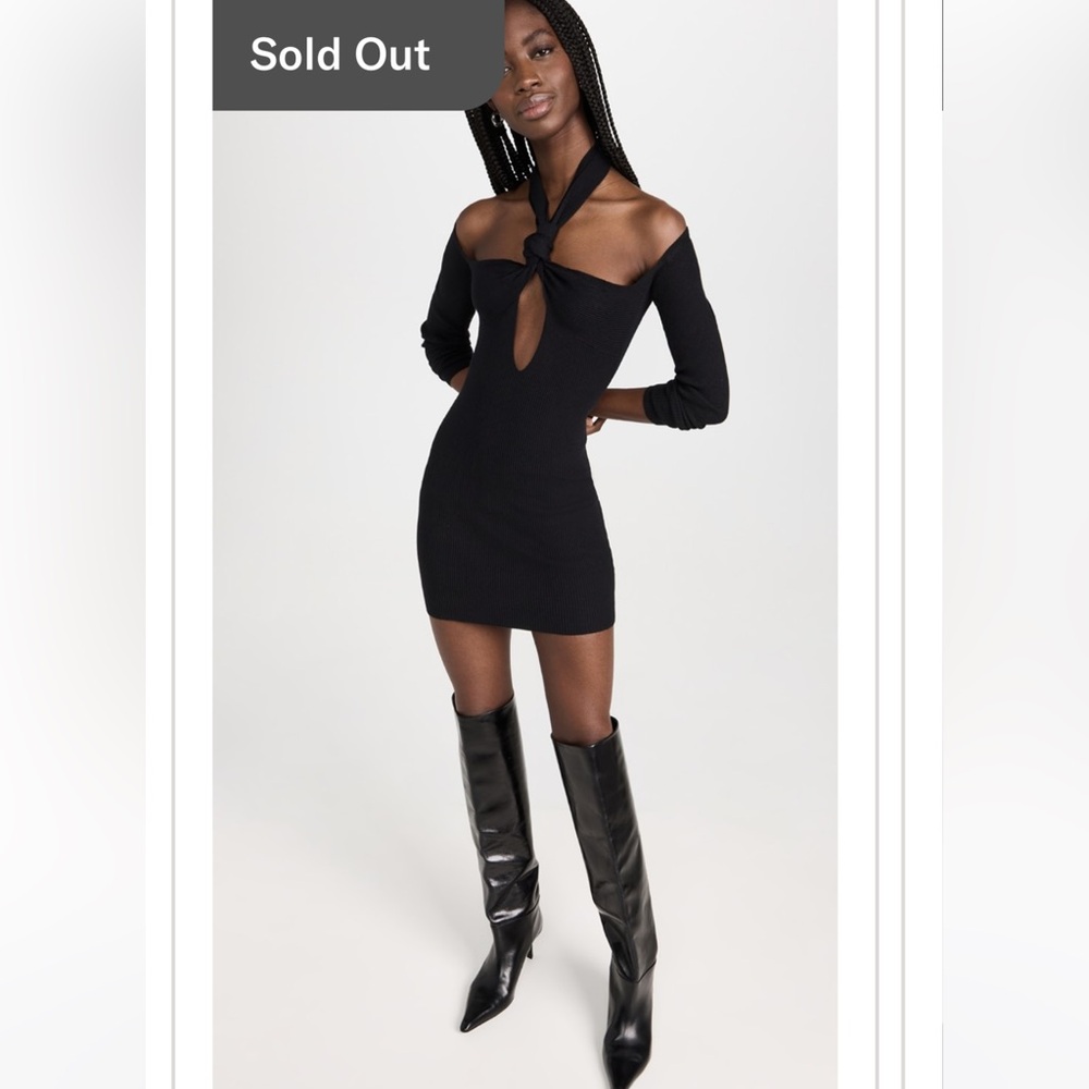 Elegant Black Off-Shoulder Dress